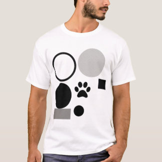 Moderne Minimalistische Formen T-Shirt