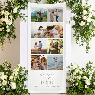 Moderne Minimalistische Foto Galerie Hochzeit Banner