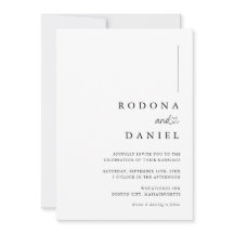 Moderne Minimalistische Foto-Hochzeit