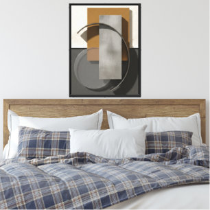 Moderne Minimalistische Foto-Kunst - Abstrakte Geo Leinwanddruck