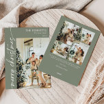 Moderne Minimalistische Fotocollage Frohe Weihnach Feiertagskarte<br><div class="desc">Senden Sie uns Ihre Urlaubswünsche mit der "Modern Minimalistisches Foto Frohe Weihnachten"-Urlaubskarte. Dieses elegante Design hebt Ihr Lieblings-Foto hervor, gerahmt durch klare Linien und dezente Typografie, die einen schlichten, aber eleganten, saisonalen Gruß vermittelt. Das minimalistische Layout behalte den Fokus auf Ihr gepflegtes Gedächtnis, während eine dezente Farbpalette eine Touch festlichen...</div>