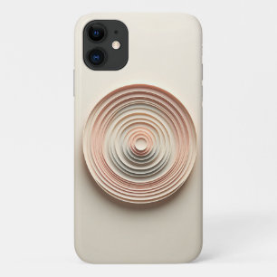 Moderne minimalistische geschichtete Kreise Kunst Case-Mate iPhone Hülle
