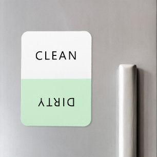 Moderne Minimalistische Geschirrspülmaschine Saube Magnet
