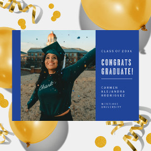 MODERNE MINIMALISTISCHE GLÜCKWUNSCH GRADUATE INVIT EINLADUNG