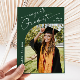 Moderne Minimalistische Grad-FOTO-Graduierungspart Einladung