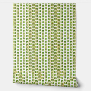 Moderne minimalistische grüne Fusion botanisch Tapete