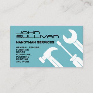 Moderne minimalistische Handwerker Visitenkarte