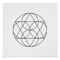 Moderne Minimalistische Heilige Geometrie Abstrakt