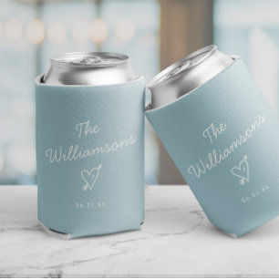 Moderne Minimalistische Hochzeit Dosenkühler