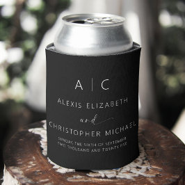Moderne Minimalistische Hochzeit Dosenkühler