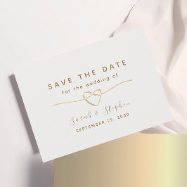 Moderne Minimalistische Hochzeit Save The Date