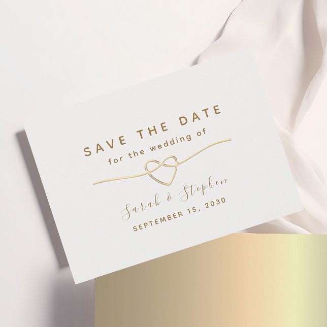 Moderne Minimalistische Hochzeit Save The Date (Von Creator hochgeladen)