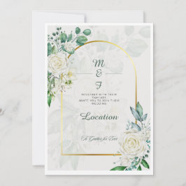 Moderne Minimalistische Hochzeitseinladung | elega Save The Date