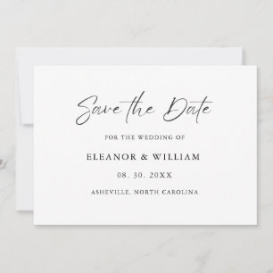 Moderne Minimalistische Hochzeitseinladung zum Spe Save The Date