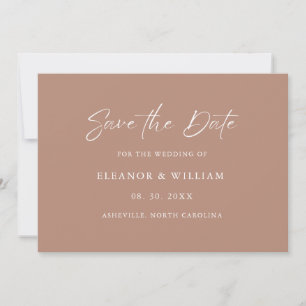 Moderne Minimalistische Hochzeitseinladung zum Spe Save The Date