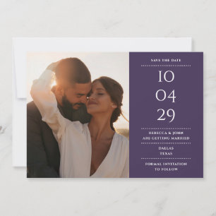Moderne minimalistische Hochzeitsfotografie in Lil Save The Date