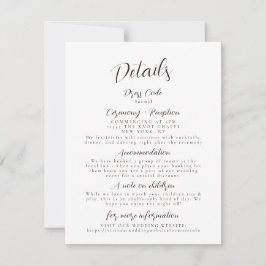 Moderne Minimalistische Hochzeitskarte Einladung