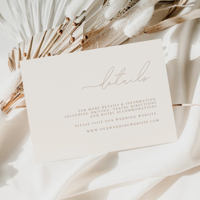 Moderne Minimalistische Hochzeitskarte RSVP Karte (Von Creator hochgeladen)