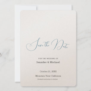 Moderne minimalistische Hochzeitsprofis schlichte Save The Date