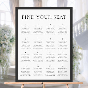 Moderne Minimalistische Hochzeitsstift Poster
