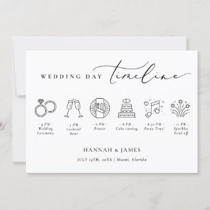 Moderne Minimalistische Hochzeitstitel Begrüßungsk Einladung