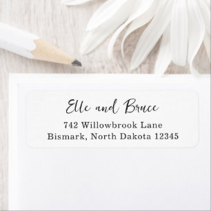 Moderne minimalistische Hochzeitstypografie