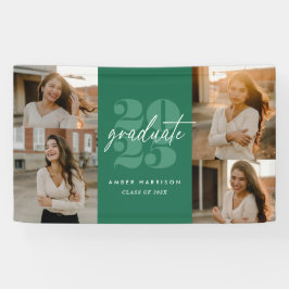 Moderne Minimalistische Höhenneuheit Grad | Grün + Banner