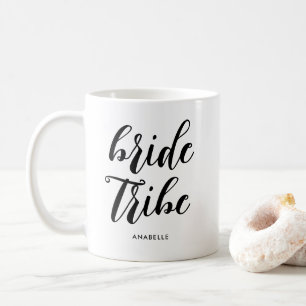 Moderne minimalistische Junggesellinnenparty Braut Kaffeetasse