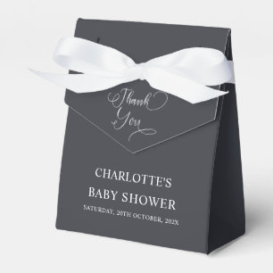 Moderne minimalistische Kalligrafie-Baby-Party Geschenkschachtel