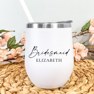 Moderne Minimalistische Kalligraphie Tinte Bridesm