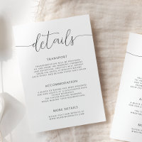Moderne Minimalistische kalligraphische Hochzeitde
