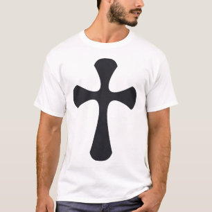 Moderne minimalistische Kreuz zeitgenössische chri T-Shirt