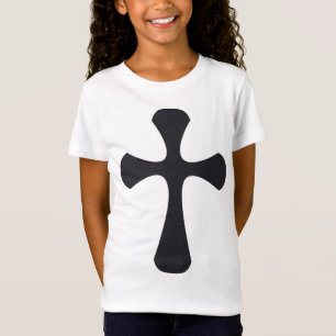 Moderne minimalistische Kreuz zeitgenössische chri T-Shirt