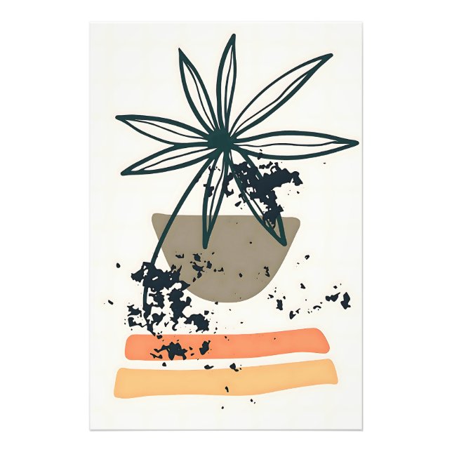 Moderne Minimalistische Kunst Fotodruck (Vorne)