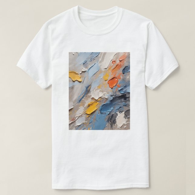 Moderne minimalistische Kunst T-Shirt (Design vorne)