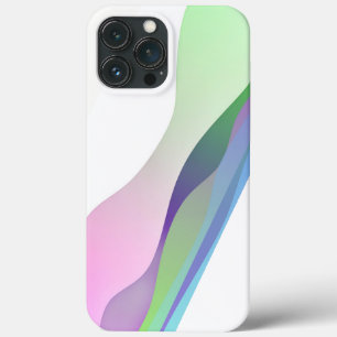 Moderne Minimalistische Kunstwellen Muster Case-Mate iPhone Hülle