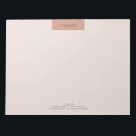 Moderne Minimalistische Layout-Typografie 11x8.5 Notizblock<br><div class="desc">Modernes Minimalistisches Einfaches Layout Typo #Warm #Coffee Customizable 11x8.5 Notepad #CustomizableNotePad #Stationery By AffordPrint @Zazzle #Zazzle Für kreative Firmen, Agenturen, Boutiquen Shops, Handwerksläden und Privatanwender. Ideal für alle Berufe und Anlässe : Künstler, Designer, Berater, Stylist, Agent, Trainer, Instruktor, Unternehmer & zahllose mehr. Schriftart, Farben und alle Elemente sind vollständig editierbar...</div>