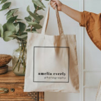 Moderne Minimalistische Logo-Branding-Tasche