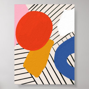 Moderne Minimalistische Mauer Poster