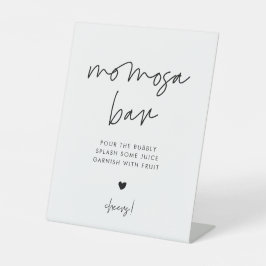 Moderne Minimalistische Momosa Bar Sockelschild