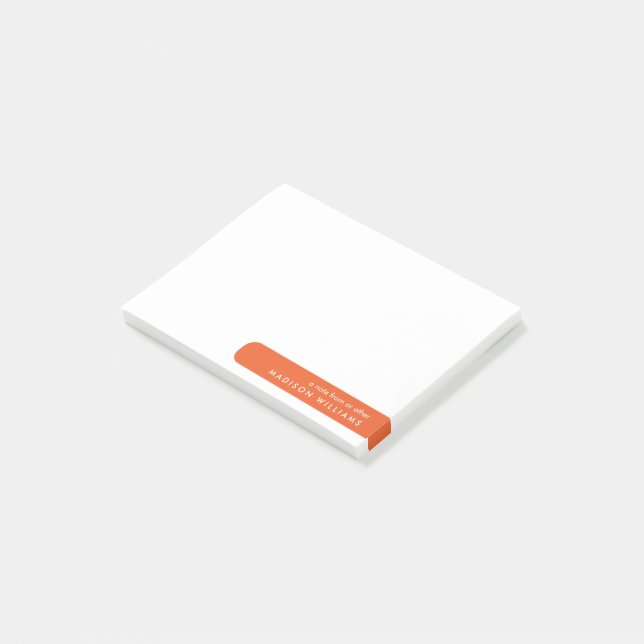 Moderne Minimalistische Notizbücher Post-it Klebezettel (angewinkelt)