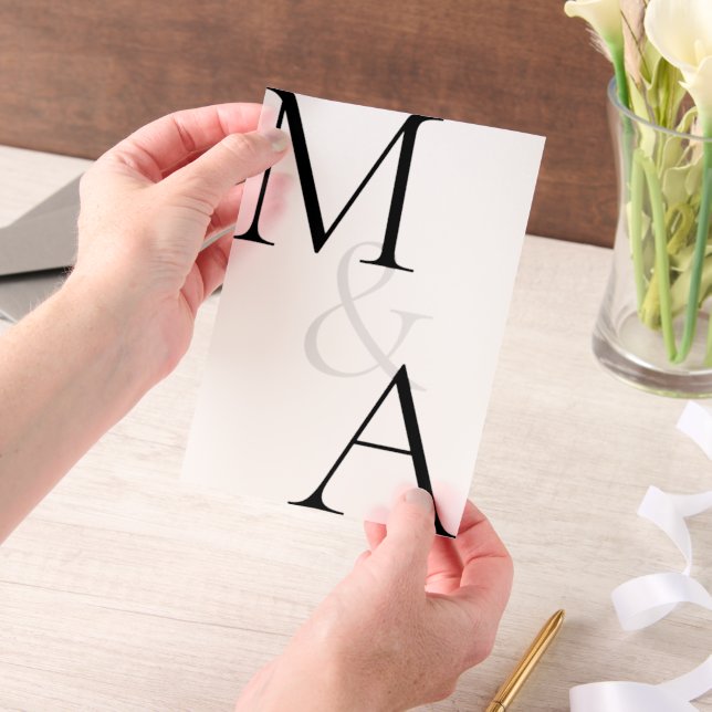 Moderne Minimalistische Overlay-Hochzeit (Handgehalten)