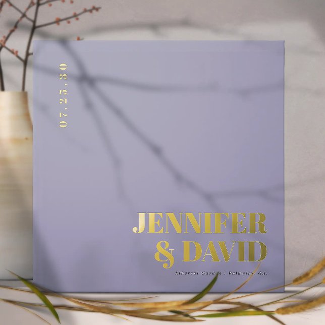 Moderne Minimalistische Paarbezeichnungen Einfache Gästebuch (Modern minimalist couple names simple wedding guest books)