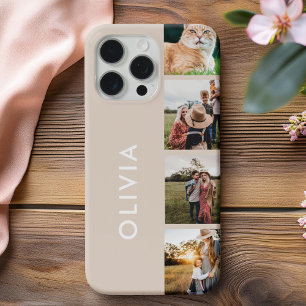 Moderne Minimalistische Personalisierte FotoCollag Case-Mate iPhone Hülle