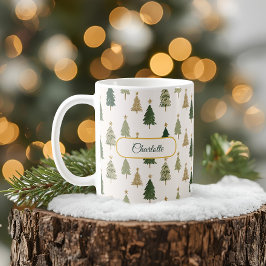 Moderne Minimalistische Personalisierte Tasse