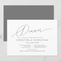 Moderne Minimalistische Probe für Hochzeiten und A