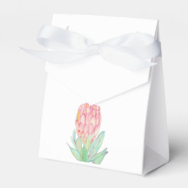 Moderne Minimalistische Protea Botanische Hochzeit Geschenkschachtel