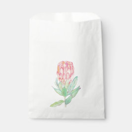 Moderne Minimalistische Protea Botanische Hochzeit Geschenktütchen