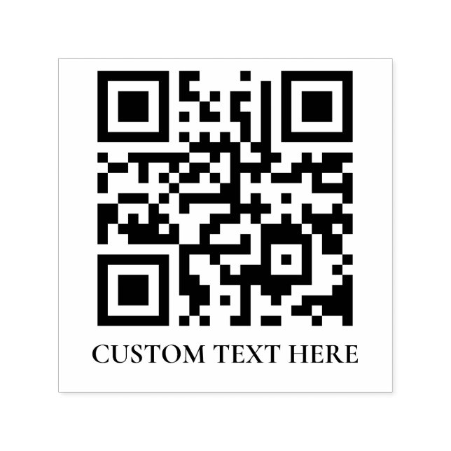 Moderne Minimalistische QR-Code-Branding-Gestaltun Permastempel (Design)