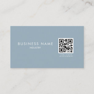 Moderne Minimalistische QR Code Business Card Visitenkarte